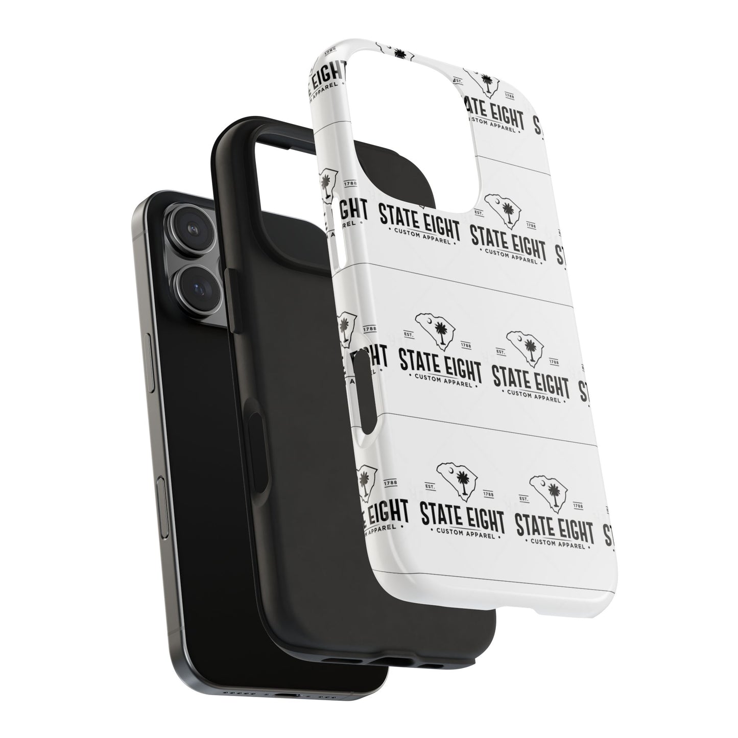 Durable Phone Case with STATE EIGHT Design - Custom Apparel Protection