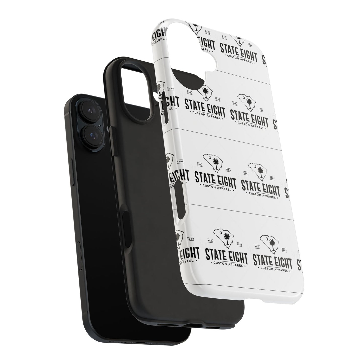 Durable Phone Case with STATE EIGHT Design - Custom Apparel Protection