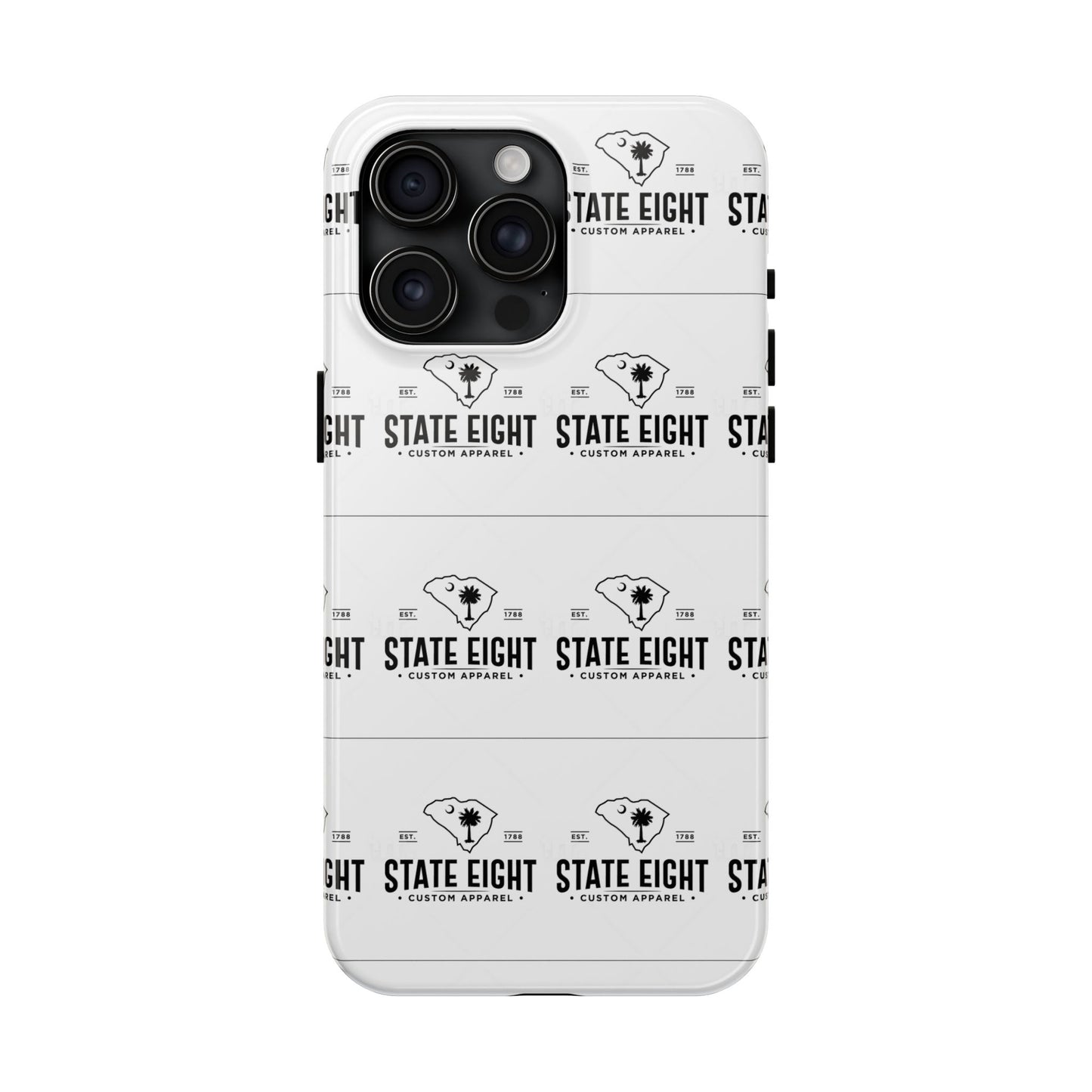 Durable Phone Case with STATE EIGHT Design - Custom Apparel Protection