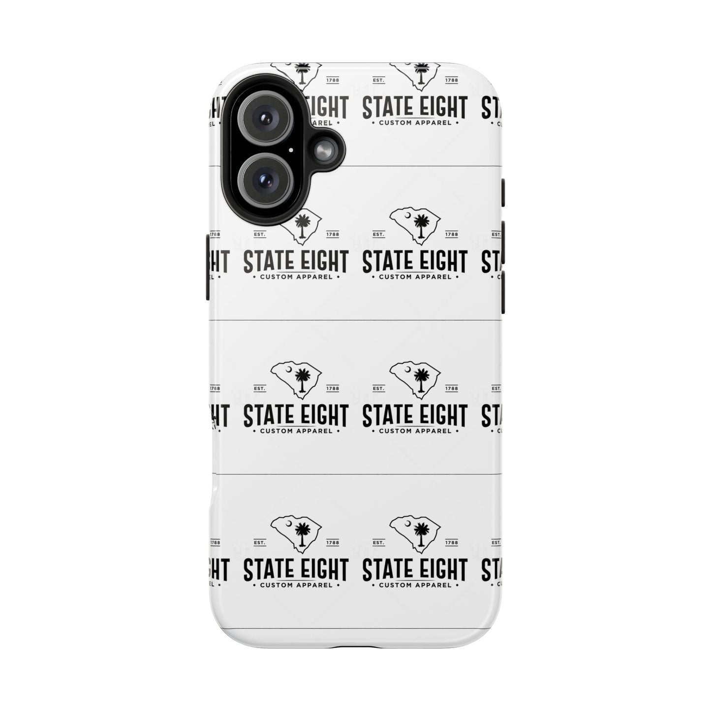 Durable Phone Case with STATE EIGHT Design - Custom Apparel Protection