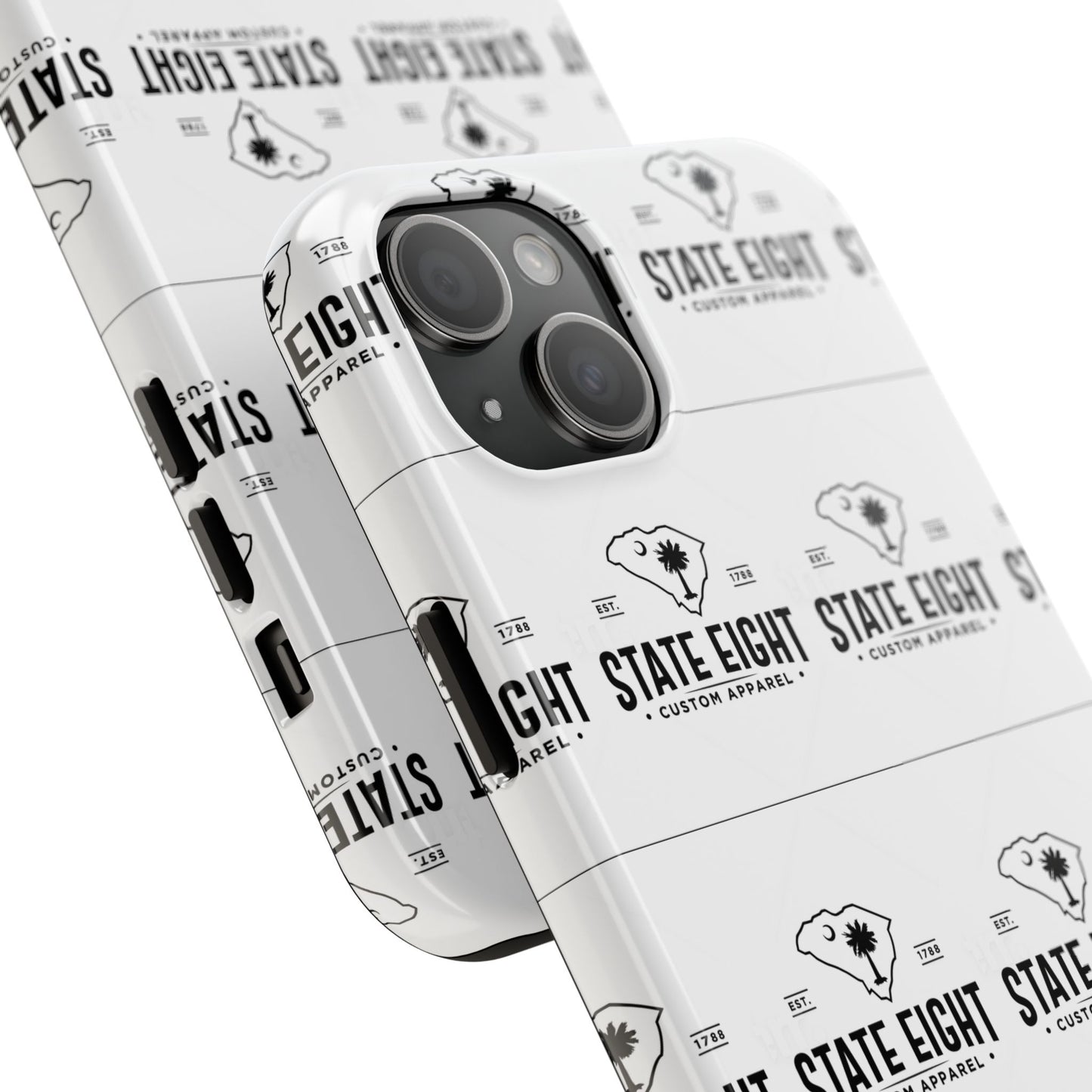 Durable Phone Case with STATE EIGHT Design - Custom Apparel Protection