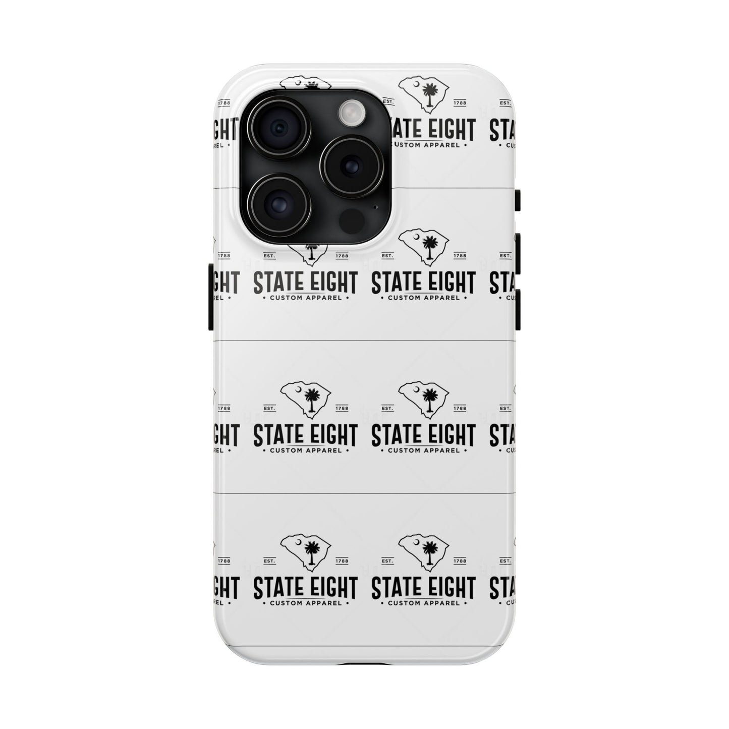 Durable Phone Case with STATE EIGHT Design - Custom Apparel Protection